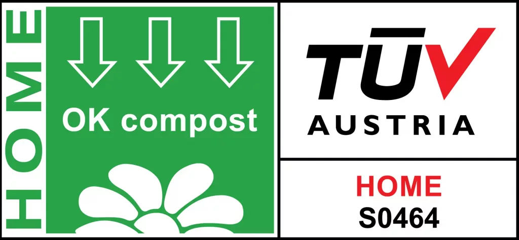 HOMEcap high barrier mit OK-Compost-Home zertifiziert