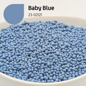 Nachhaltige Masterbatches in Baby Blue